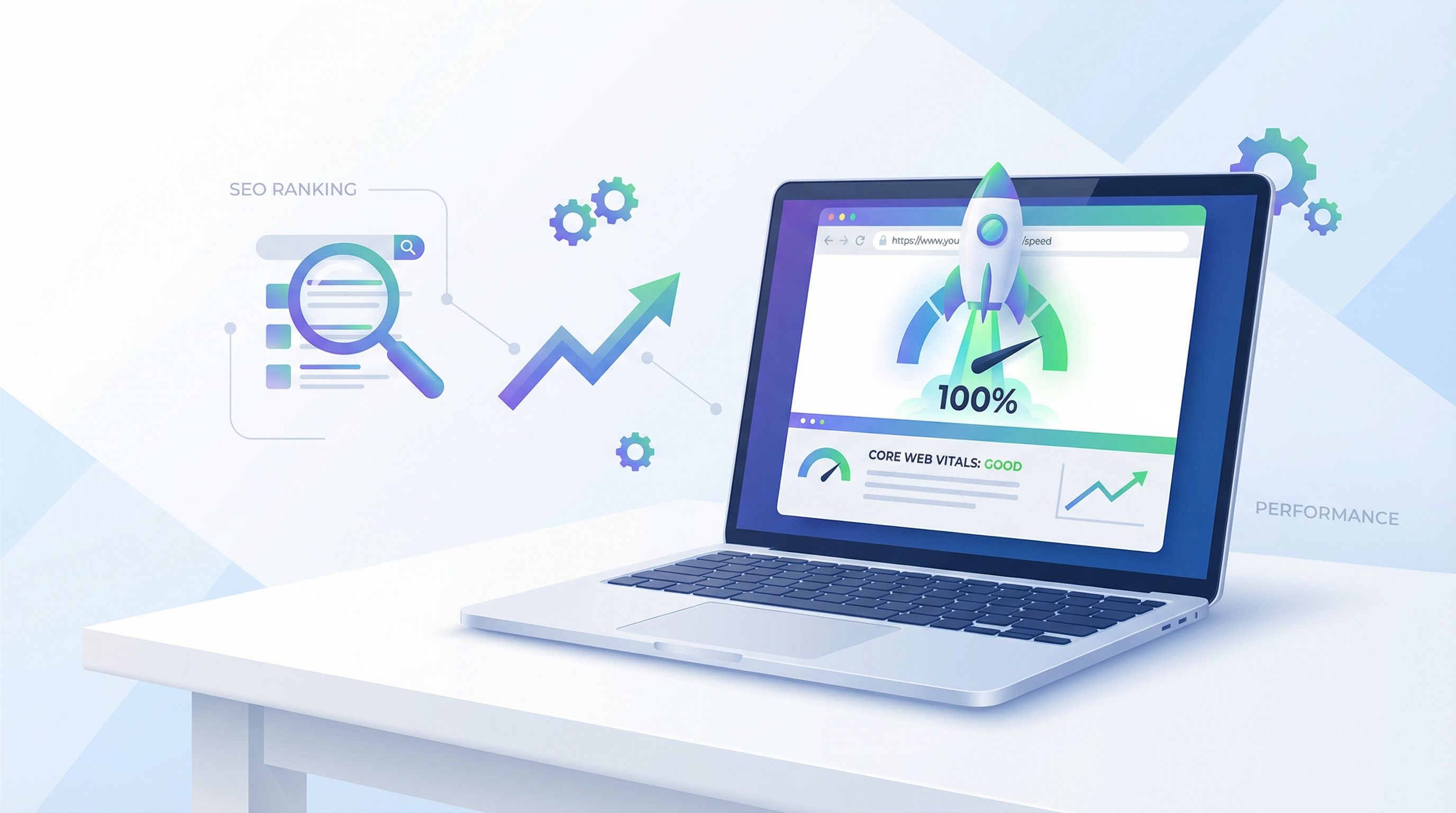 Mājas lapas ielādes ātrums un Google pozīcijas 2025. gadā