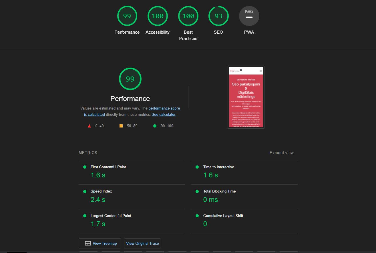 Kā mājas lapas ielādes ātrums ietekmē jūsu pozīcijas meklētājos
